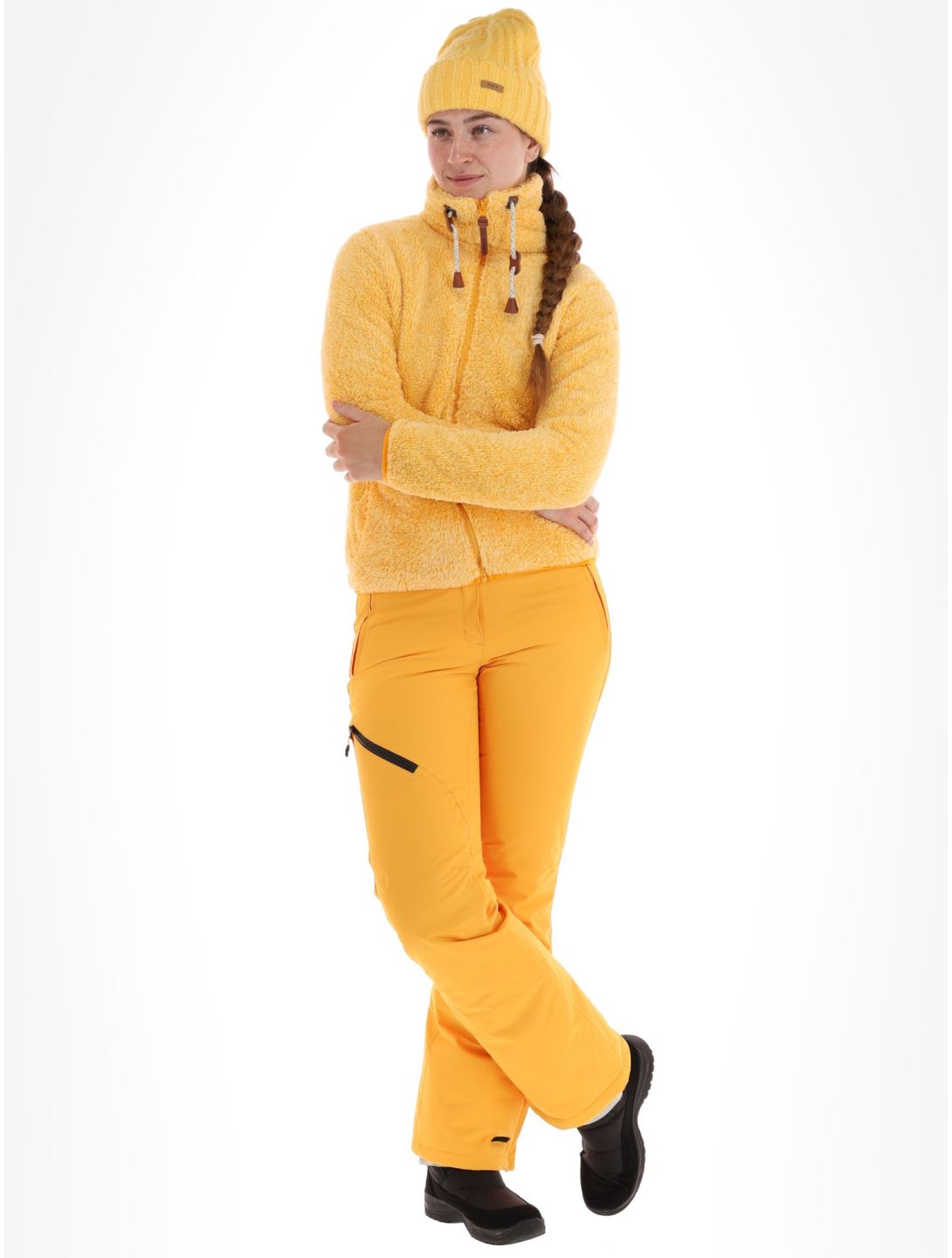 Icepeak, Colony vest dames Yellow geel 