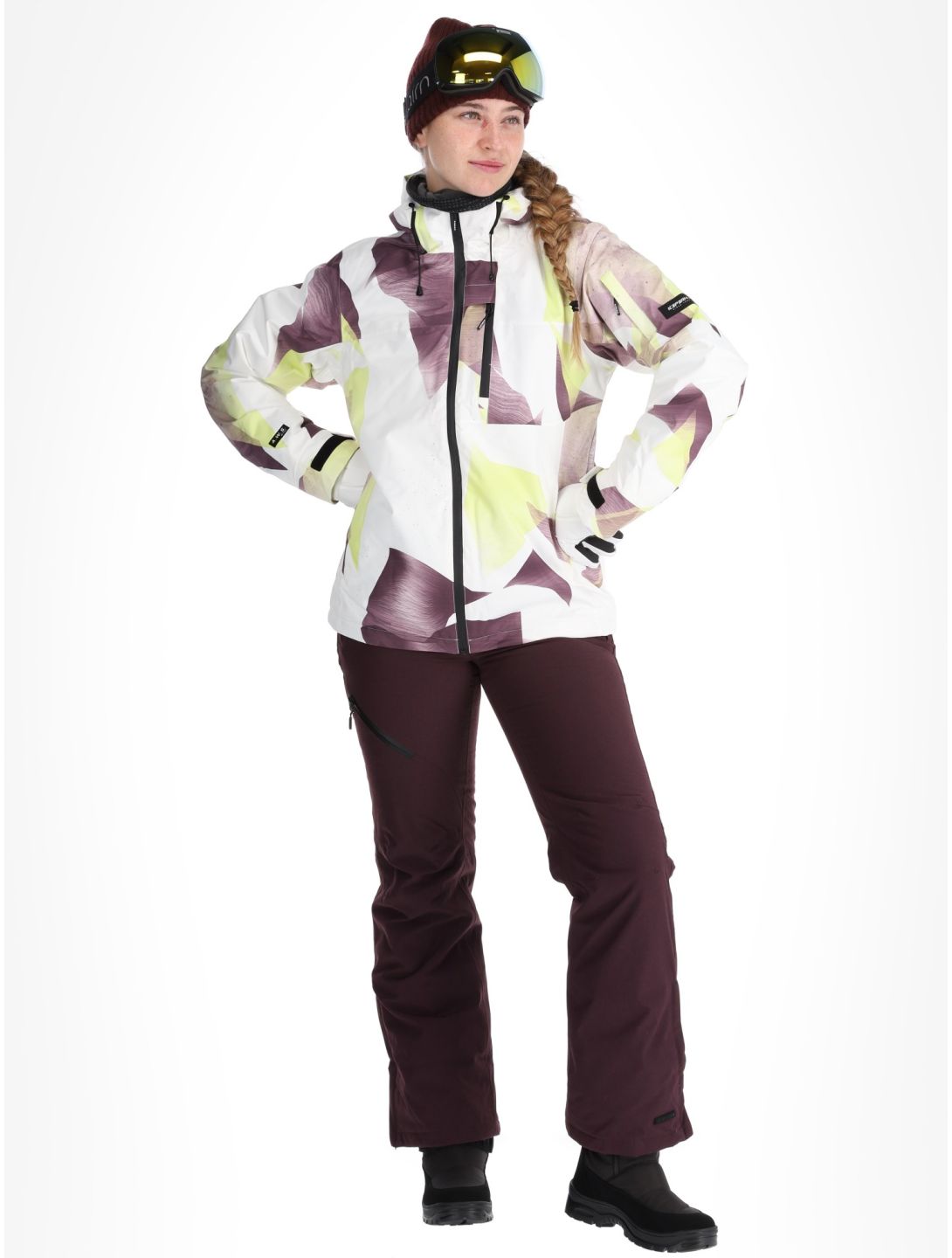 Icepeak, Creola ski-jas dames Light Green groen 