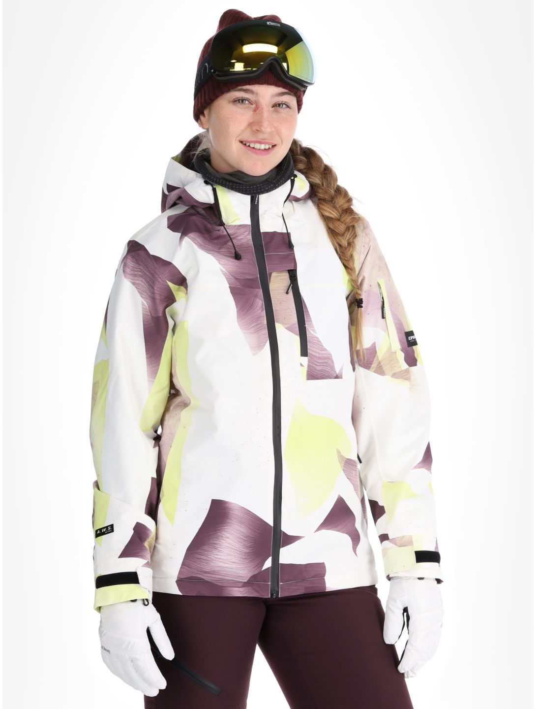 Icepeak, Creola ski-jas dames Light Green groen 