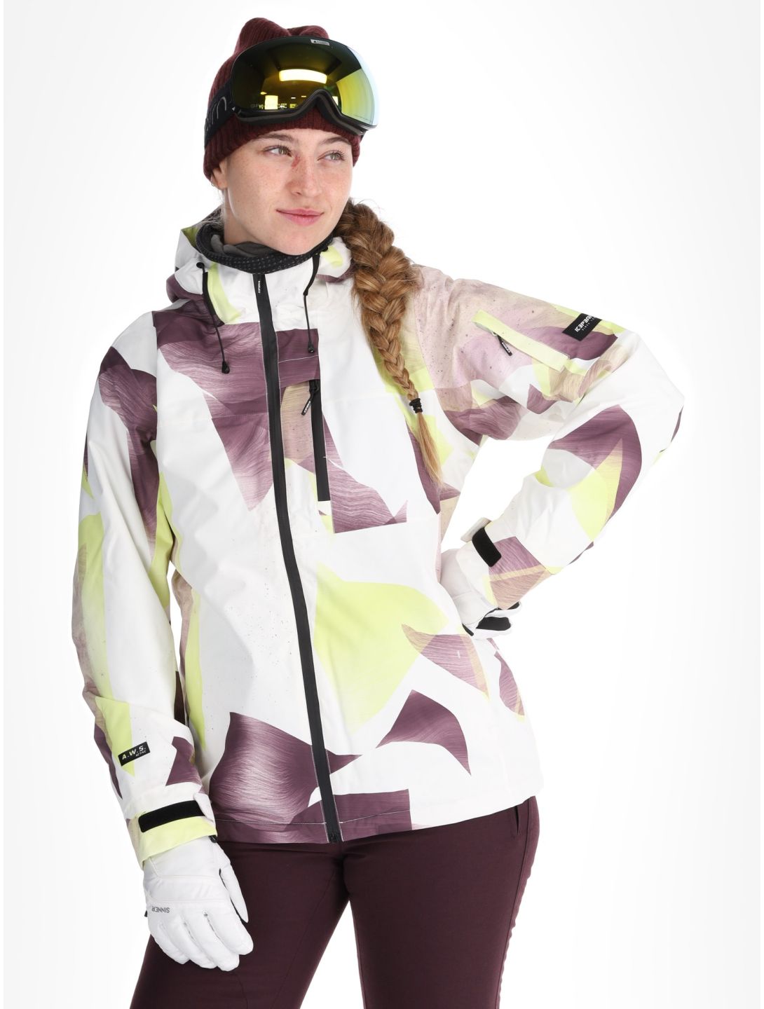 Icepeak, Creola ski-jas dames Light Green groen 