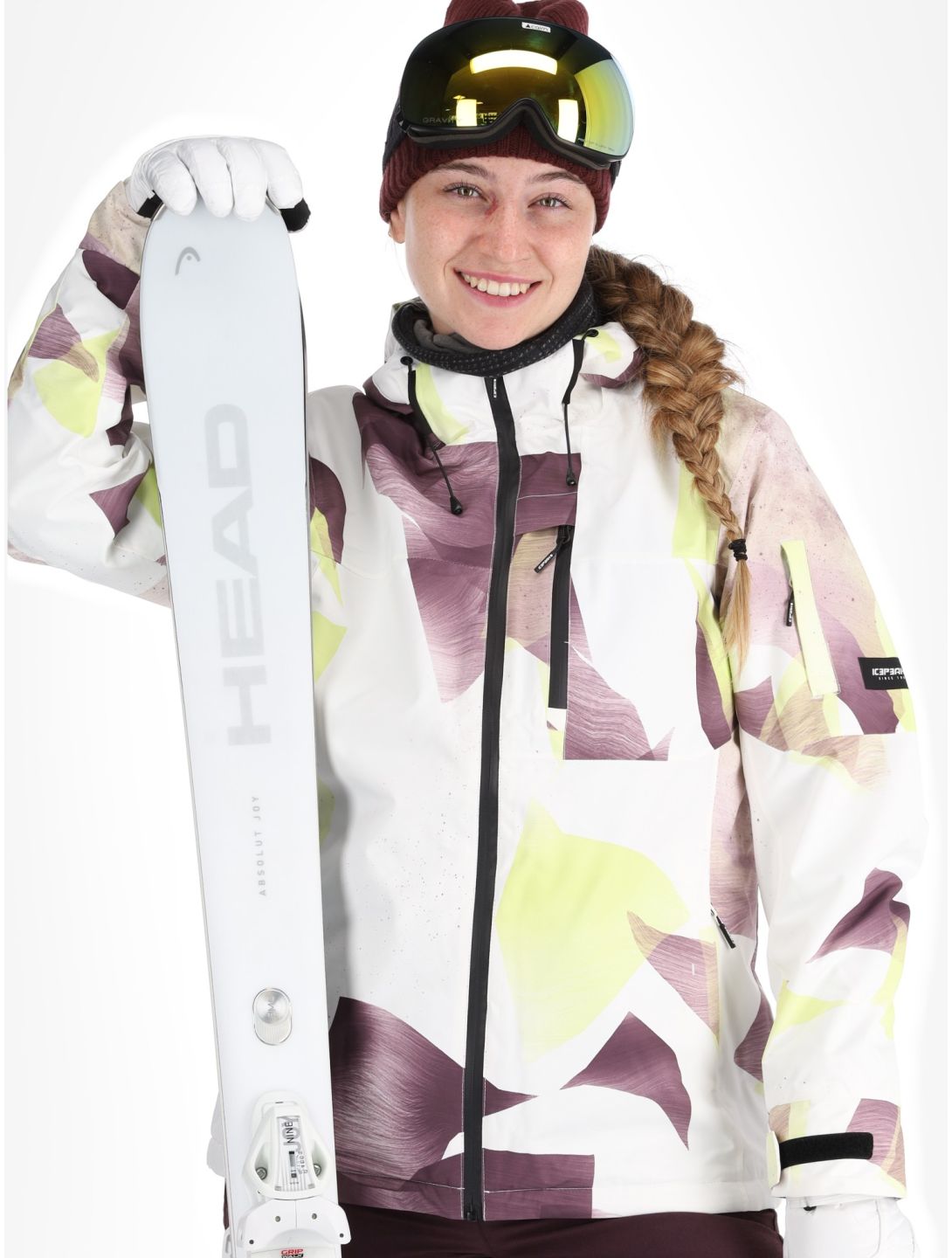 Icepeak, Creola ski-jas dames Light Green groen 