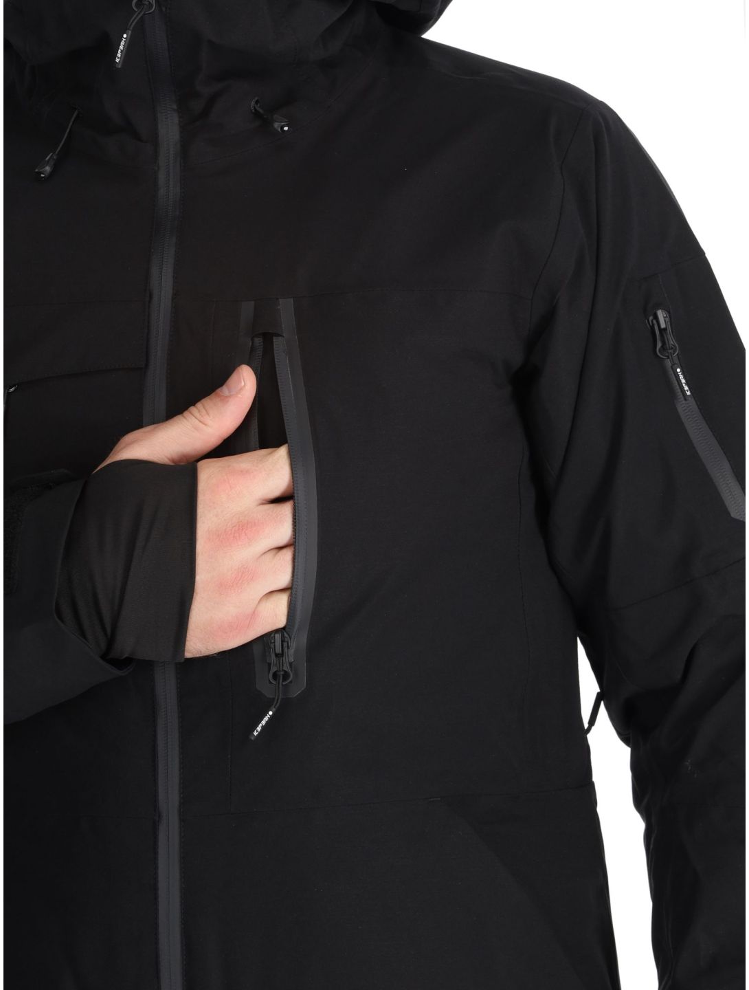 Icepeak, Curran ski-jas dames Black zwart 