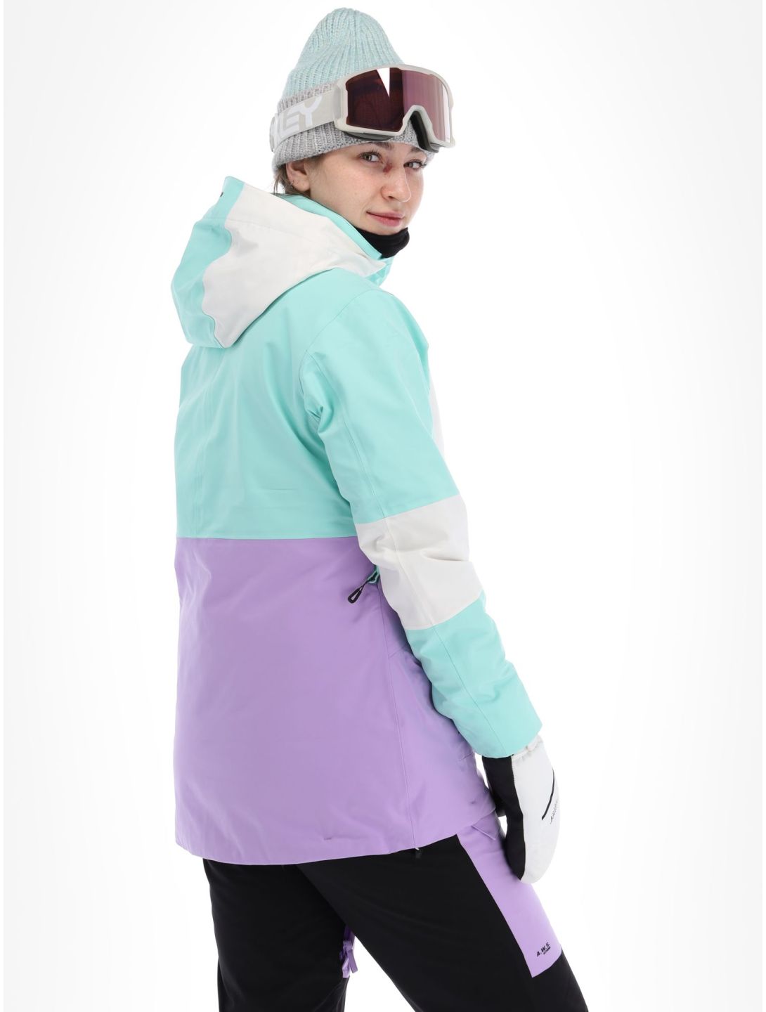 Icepeak, Curran ski-jas dames Light Green groen, paars 