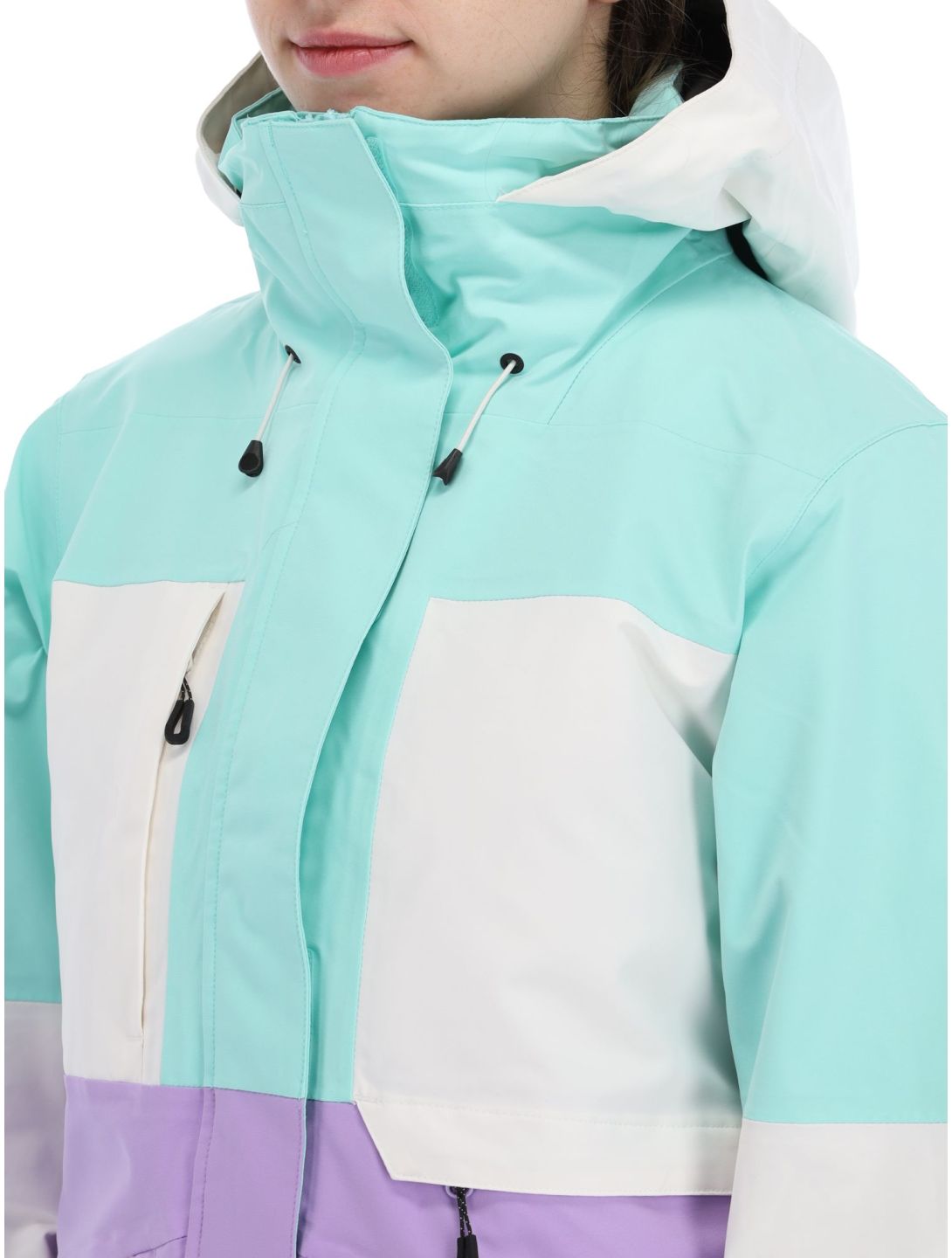 Icepeak, Curran ski-jas dames Light Green groen, paars 