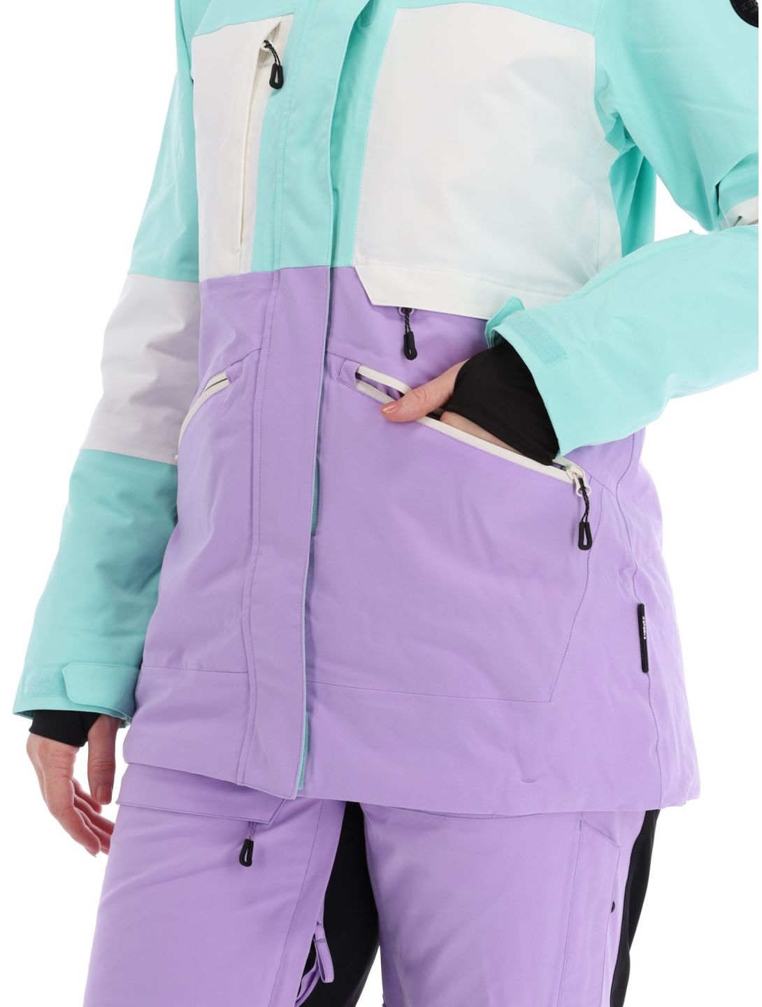 Icepeak, Curran ski-jas dames Light Green groen, paars 