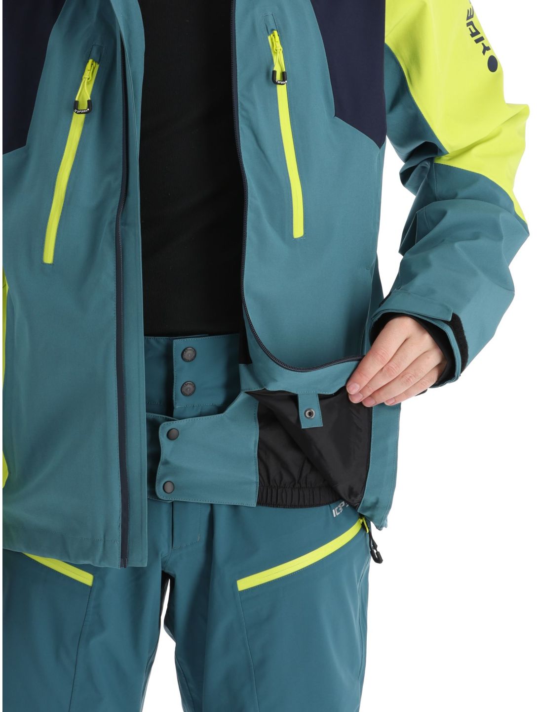 Icepeak, Dassow hardshell ski-jas heren Emerald groen 