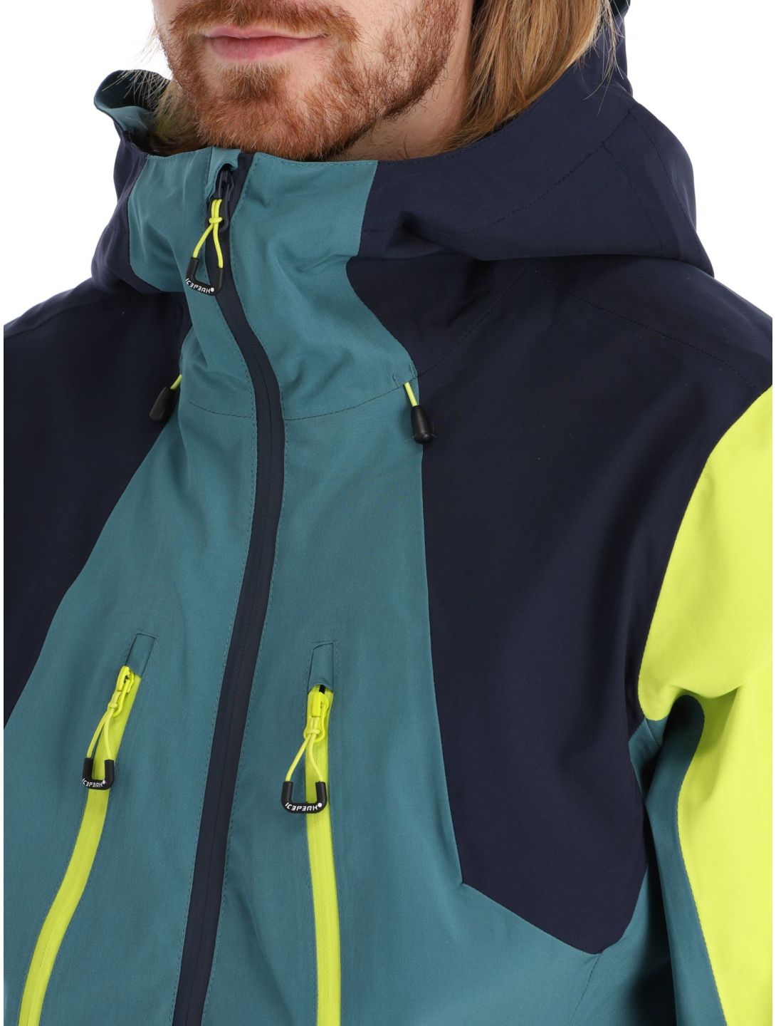 Icepeak, Dassow hardshell ski-jas heren Emerald groen 