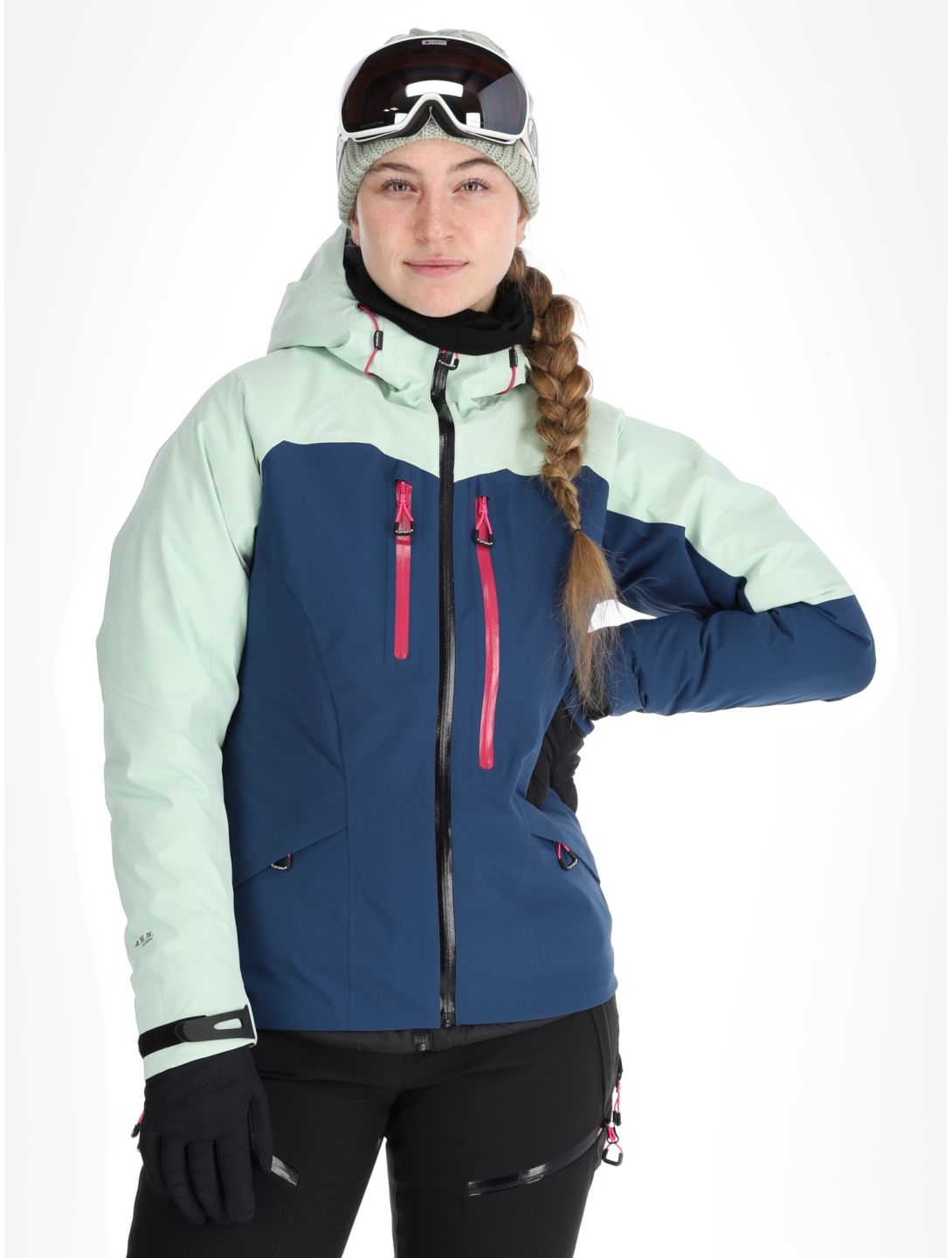 Icepeak, Datteln hardshell ski-jas dames Aloe groen 