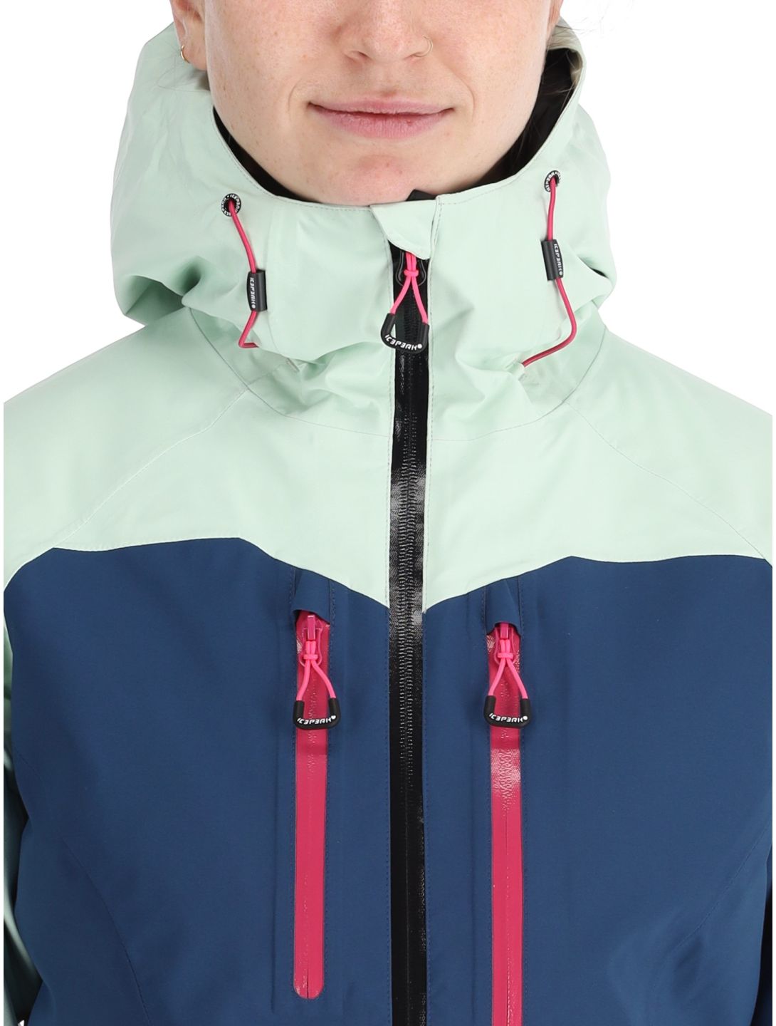 Icepeak, Datteln hardshell ski-jas dames Aloe groen 