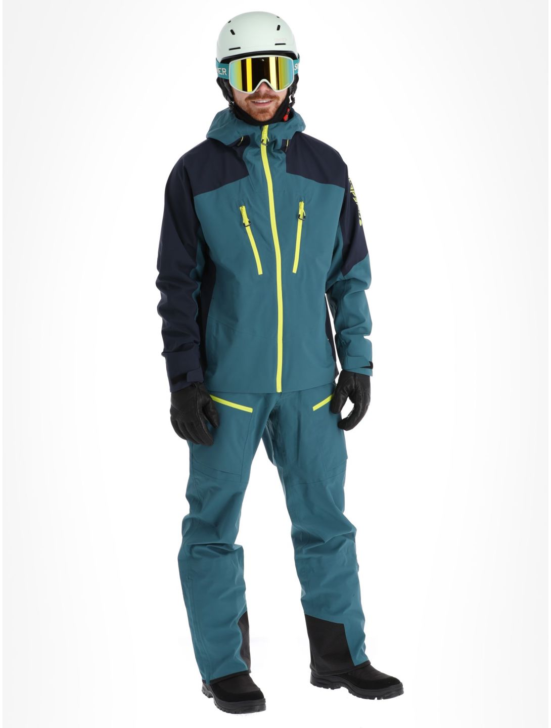 Icepeak, Decatur hardshell ski-jas heren Emerald groen 