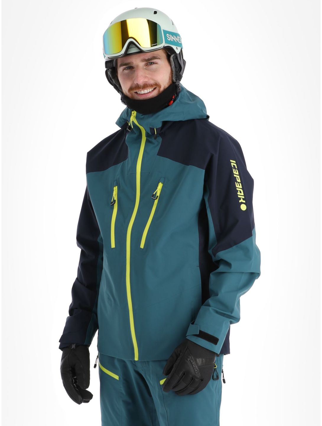 Icepeak, Decatur hardshell ski-jas heren Emerald groen 