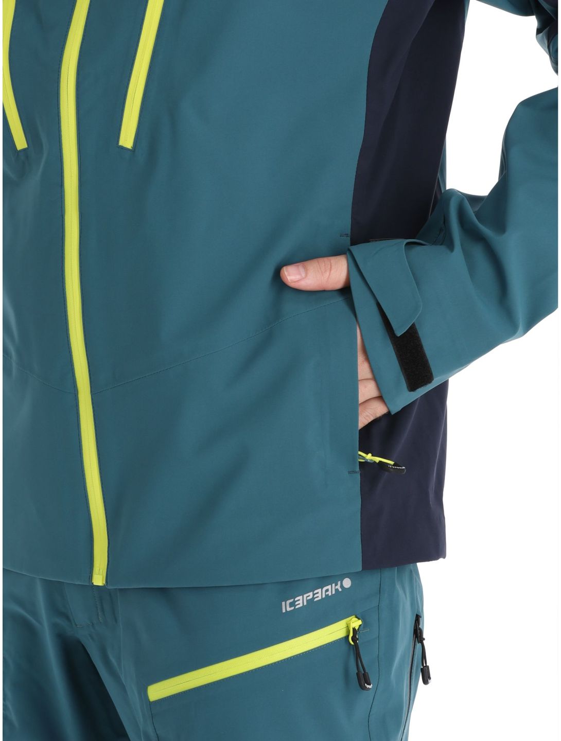 Icepeak, Decatur hardshell ski-jas heren Emerald groen 