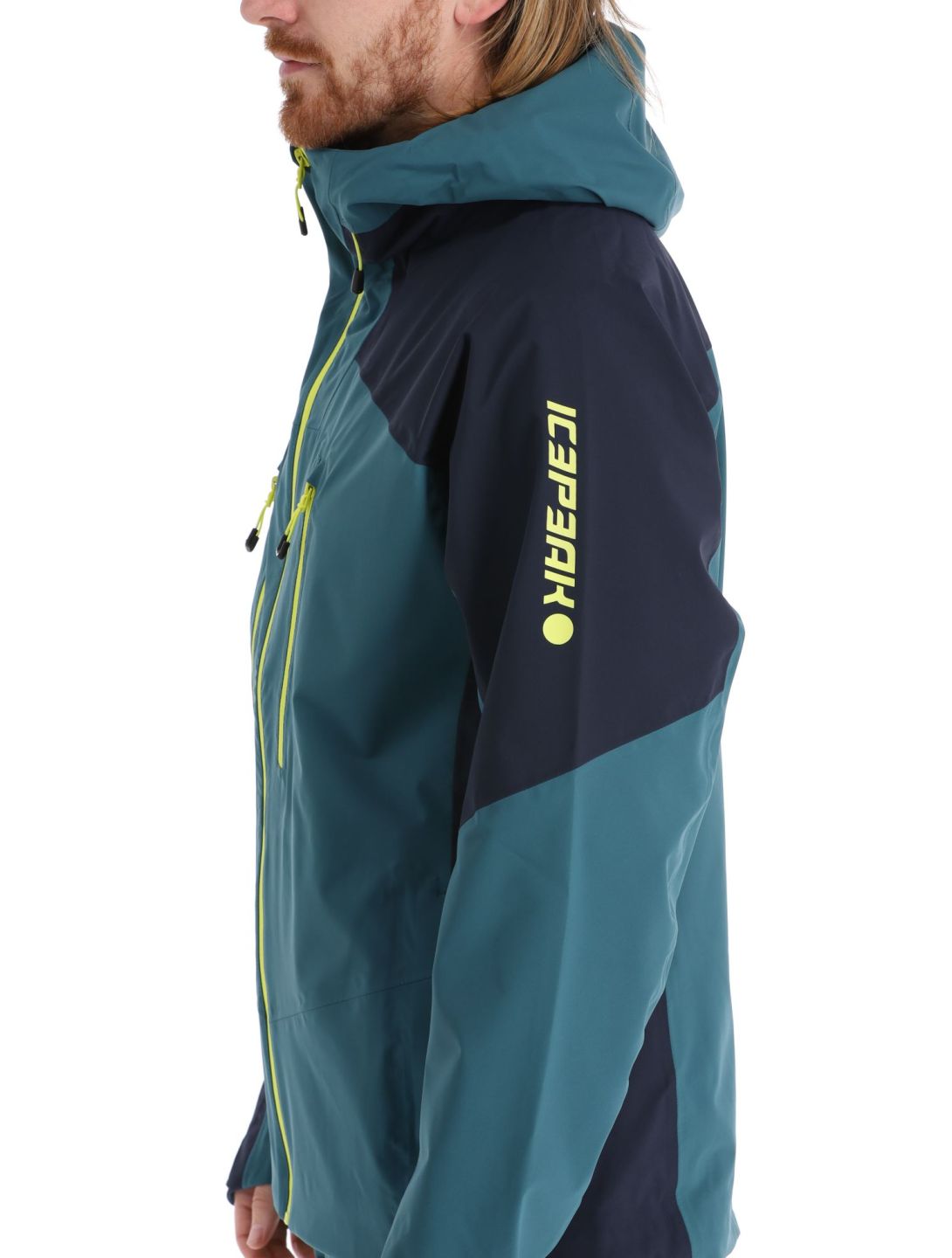 Icepeak, Decatur hardshell ski-jas heren Emerald groen 