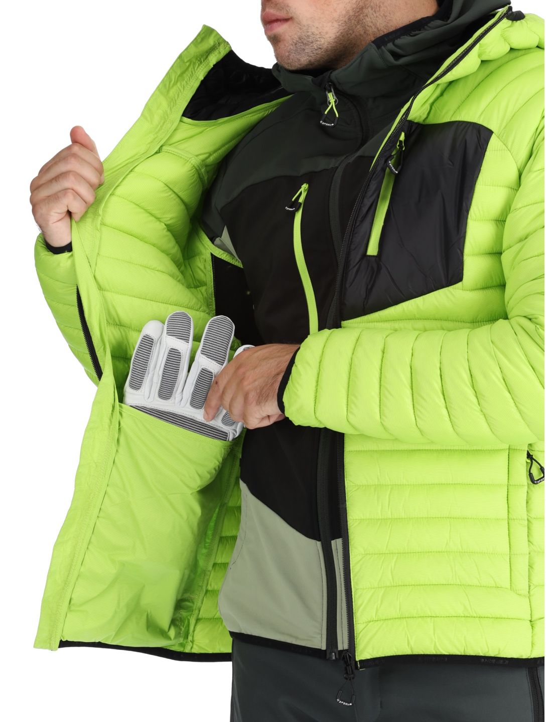 Icepeak, Dillon donsjas heren Light Green groen 