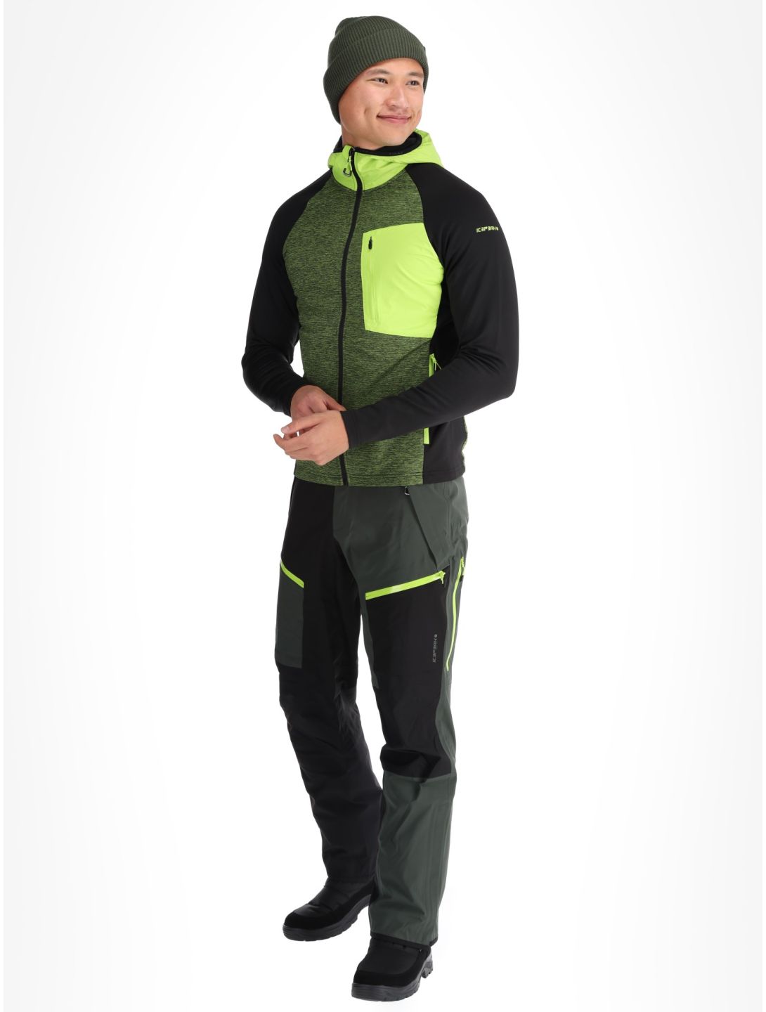 Icepeak, Doerun vest heren Light Green groen 