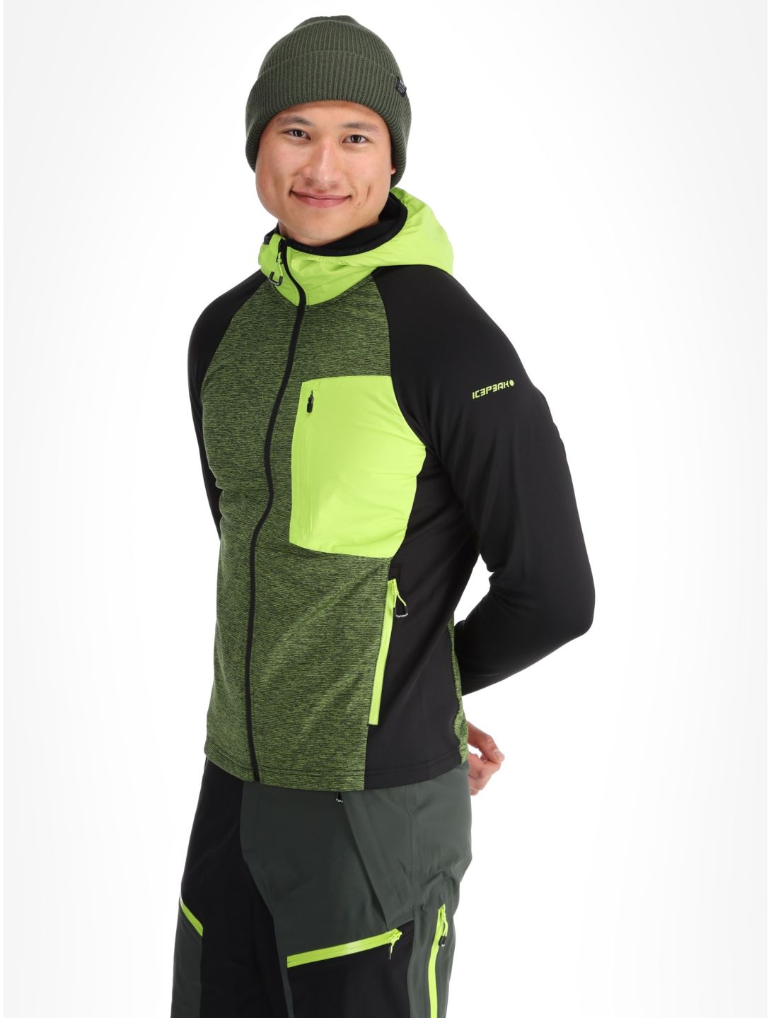 Icepeak, Doerun vest heren Light Green groen 