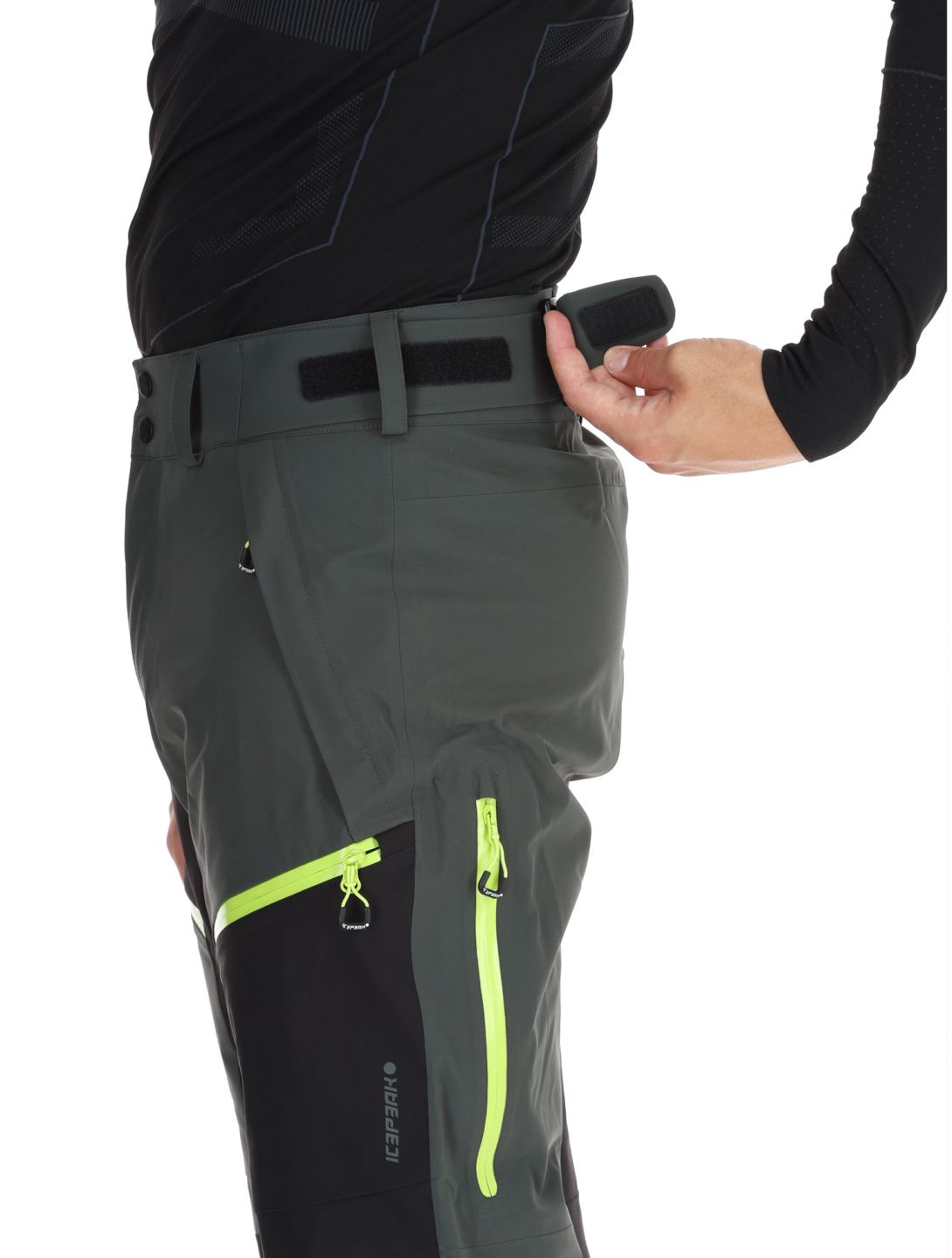 Icepeak, Dudley hardshell skibroek heren Dark Olive groen 