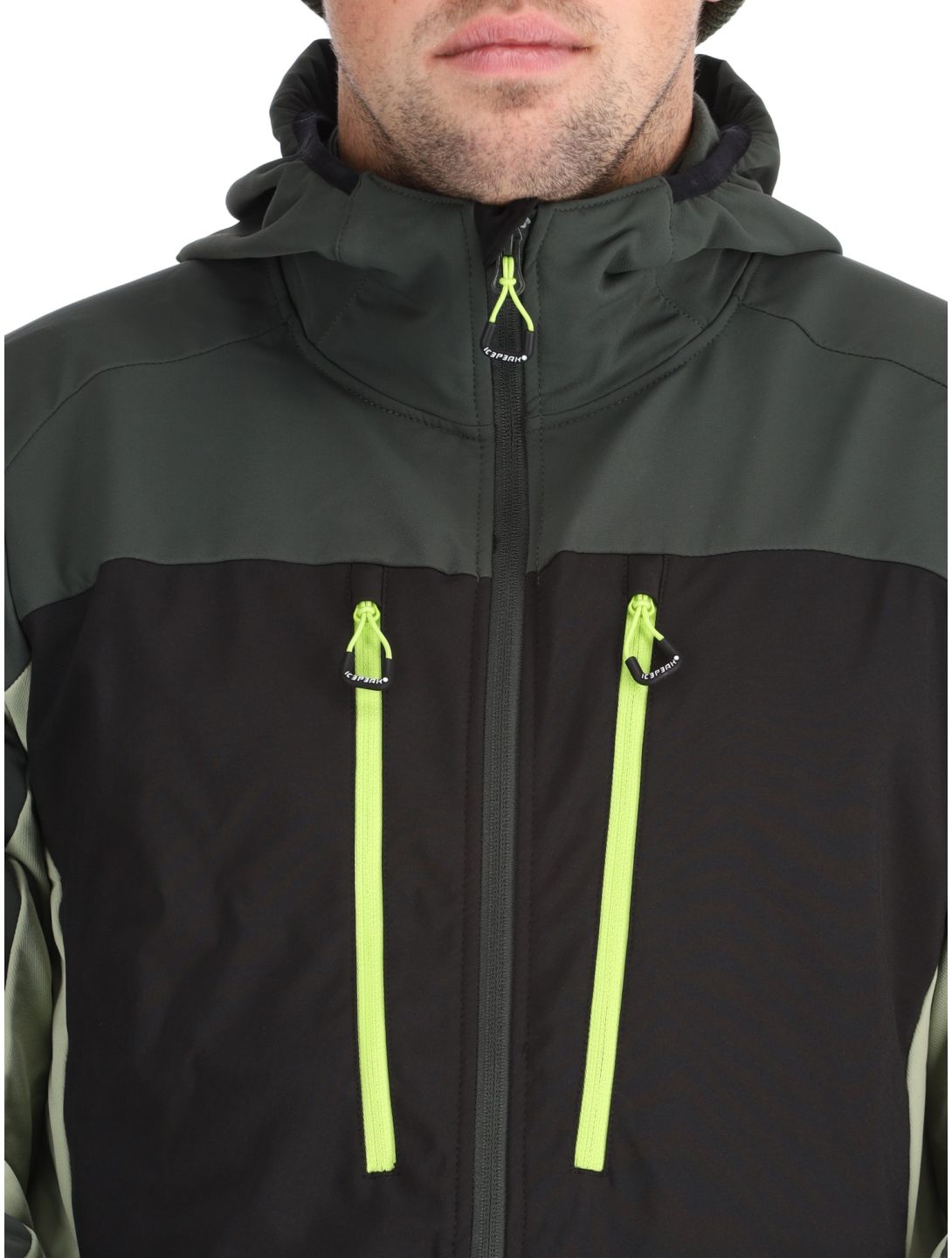 Icepeak, Durham softshell ski-jas heren Asparagus groen 