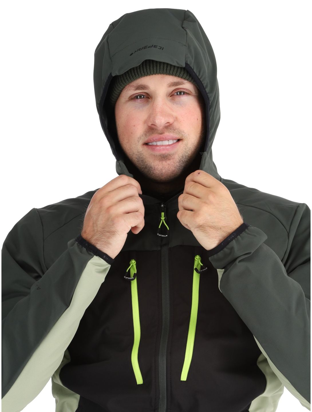 Icepeak, Durham softshell ski-jas heren Asparagus groen 