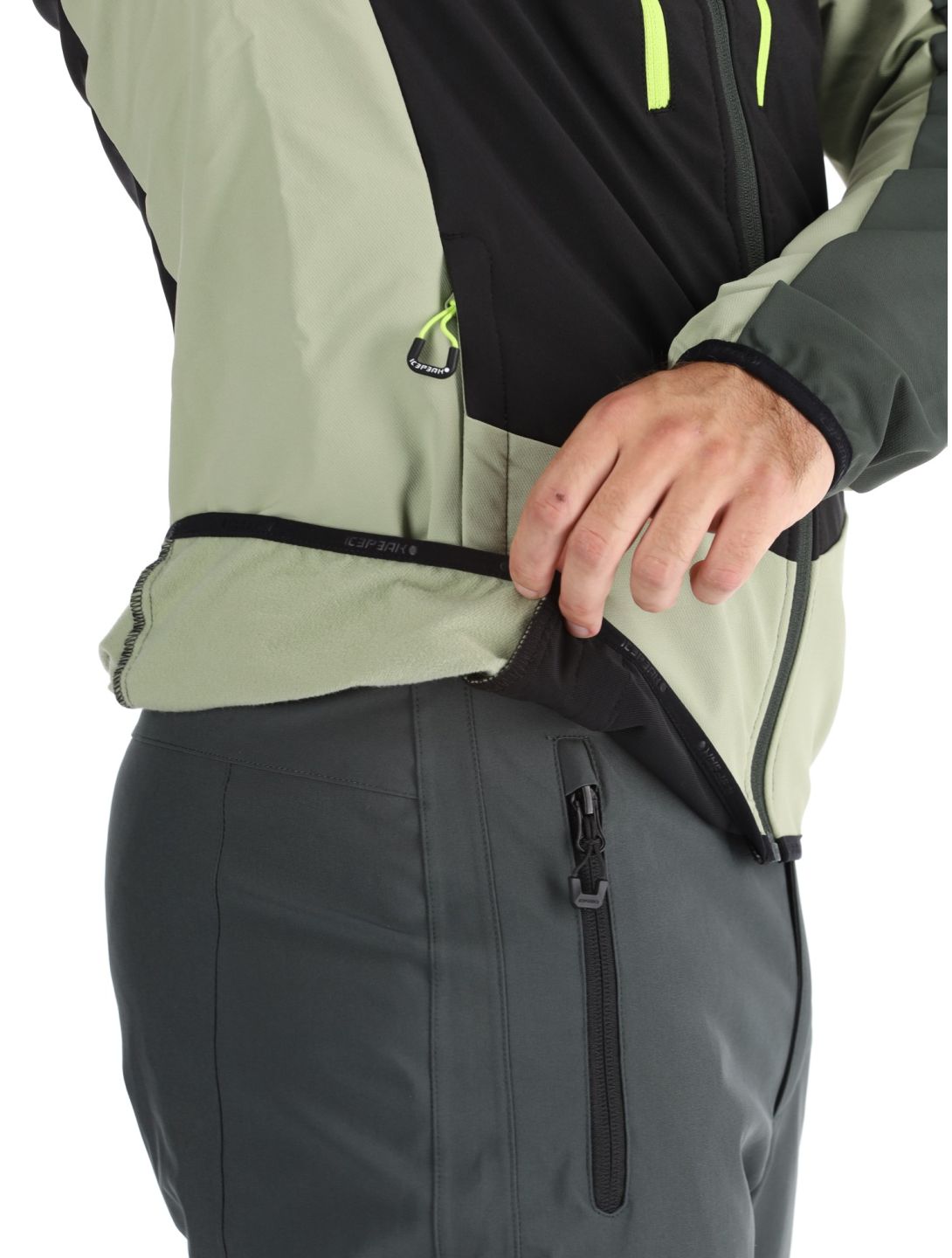 Icepeak, Durham softshell ski-jas heren Asparagus groen 