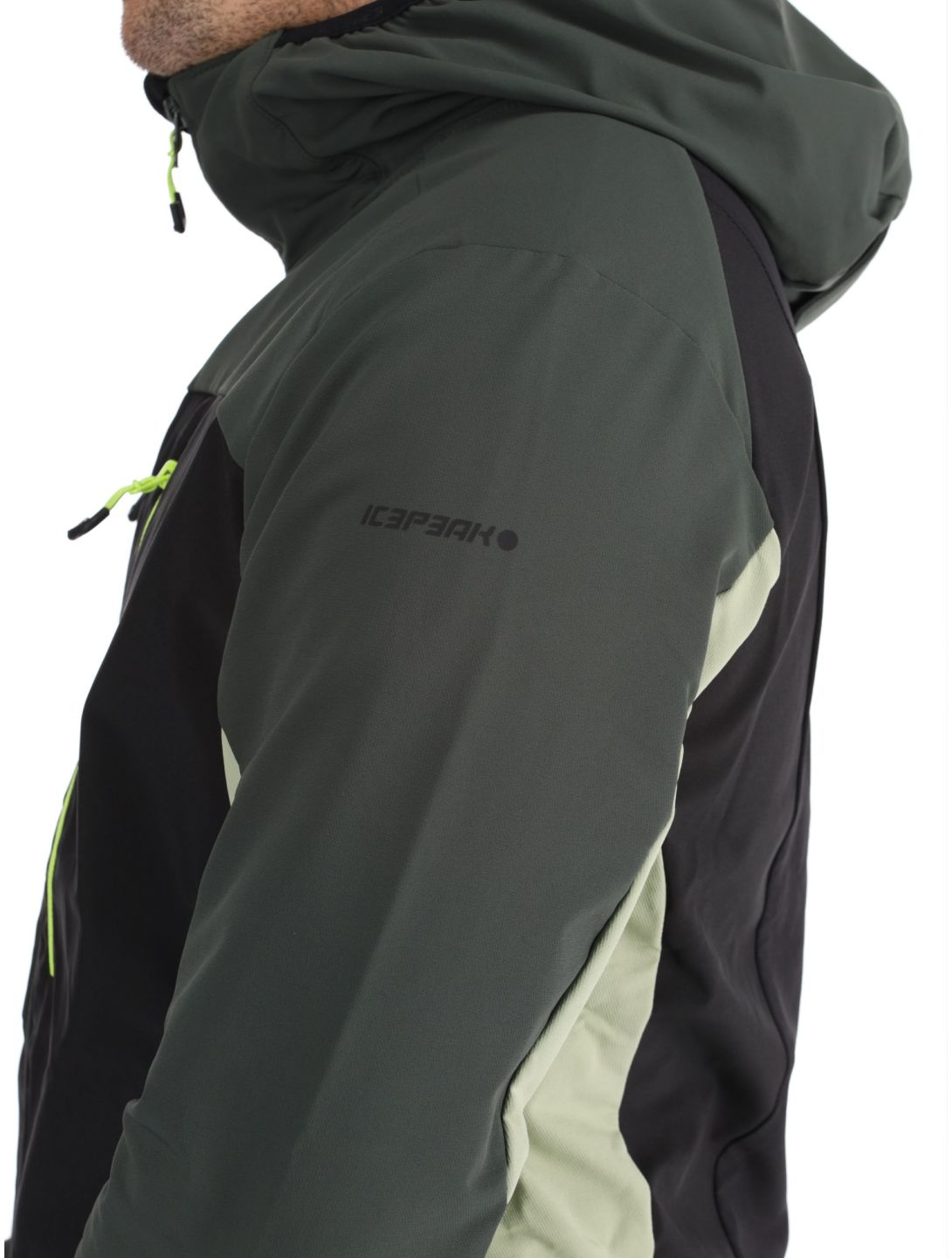 Icepeak, Durham softshell ski-jas heren Asparagus groen 