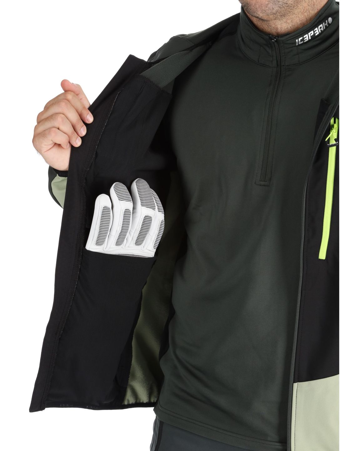 Icepeak, Durham softshell ski-jas heren Asparagus groen 