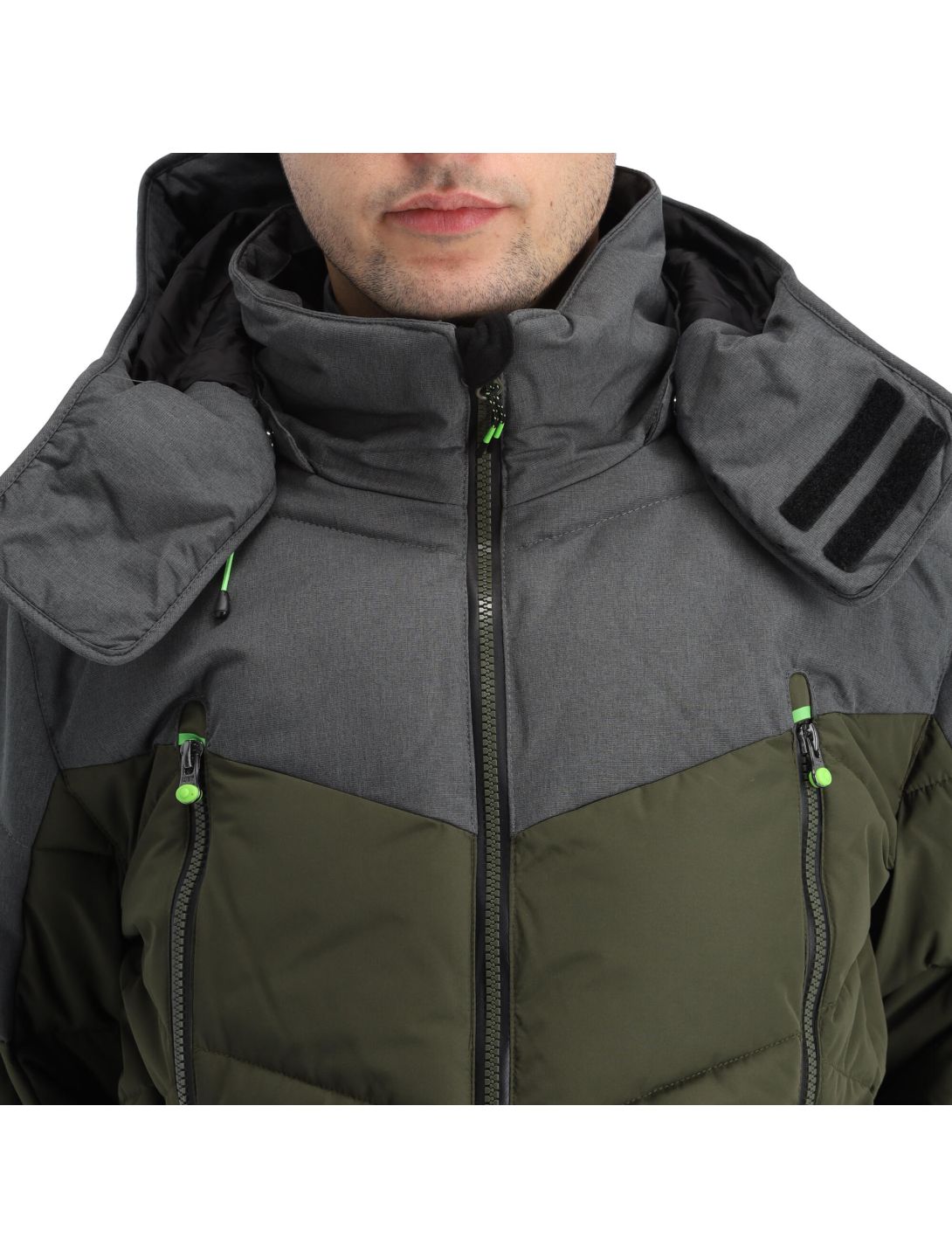 Icepeak, Eastham ski-jas heren dark olive groen 