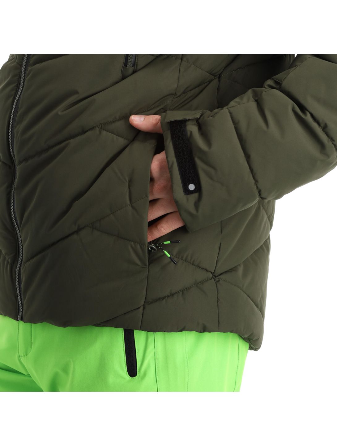 Icepeak, Eastham ski-jas heren dark olive groen 