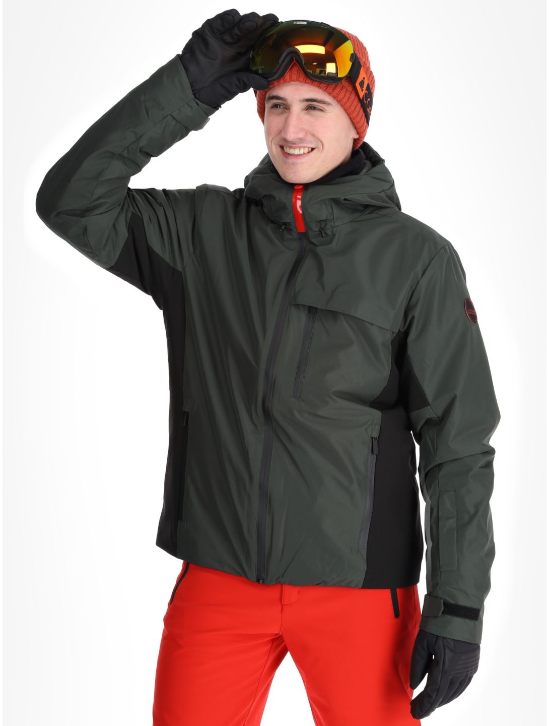 Icepeak, Easton ski-jas heren Dark Olive groen 