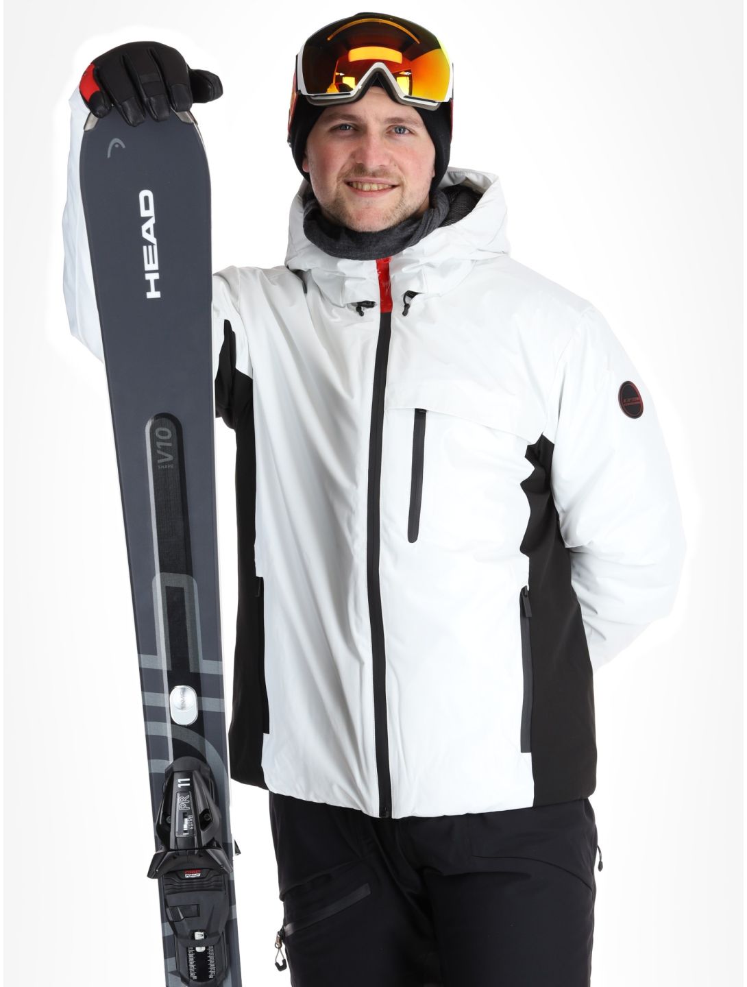 Icepeak, Easton ski-jas heren Natural White wit 