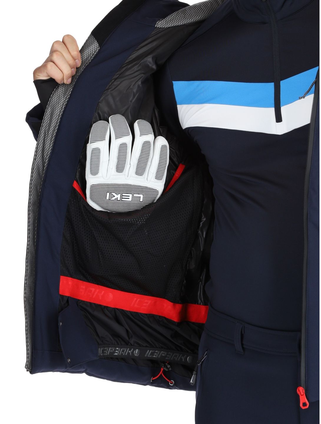 Icepeak, Edgerton ski-jas heren Dark Blue blauw 