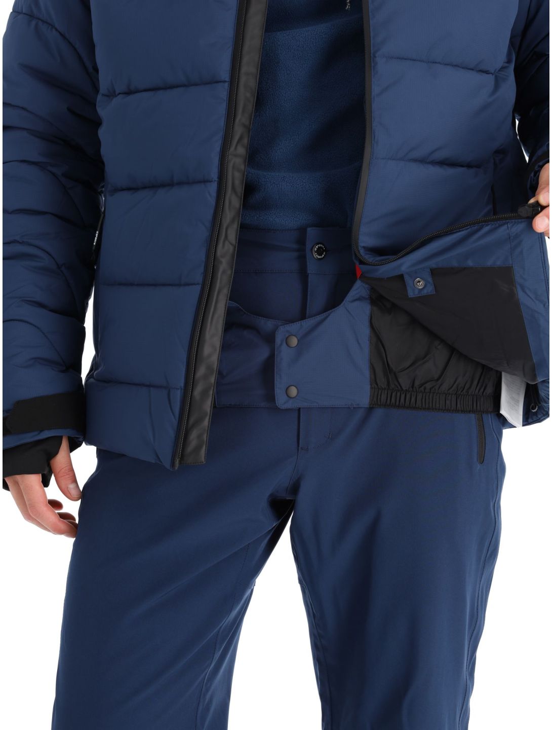 Icepeak, Edgerton ski-jas heren Dark Blue blauw, zwart 