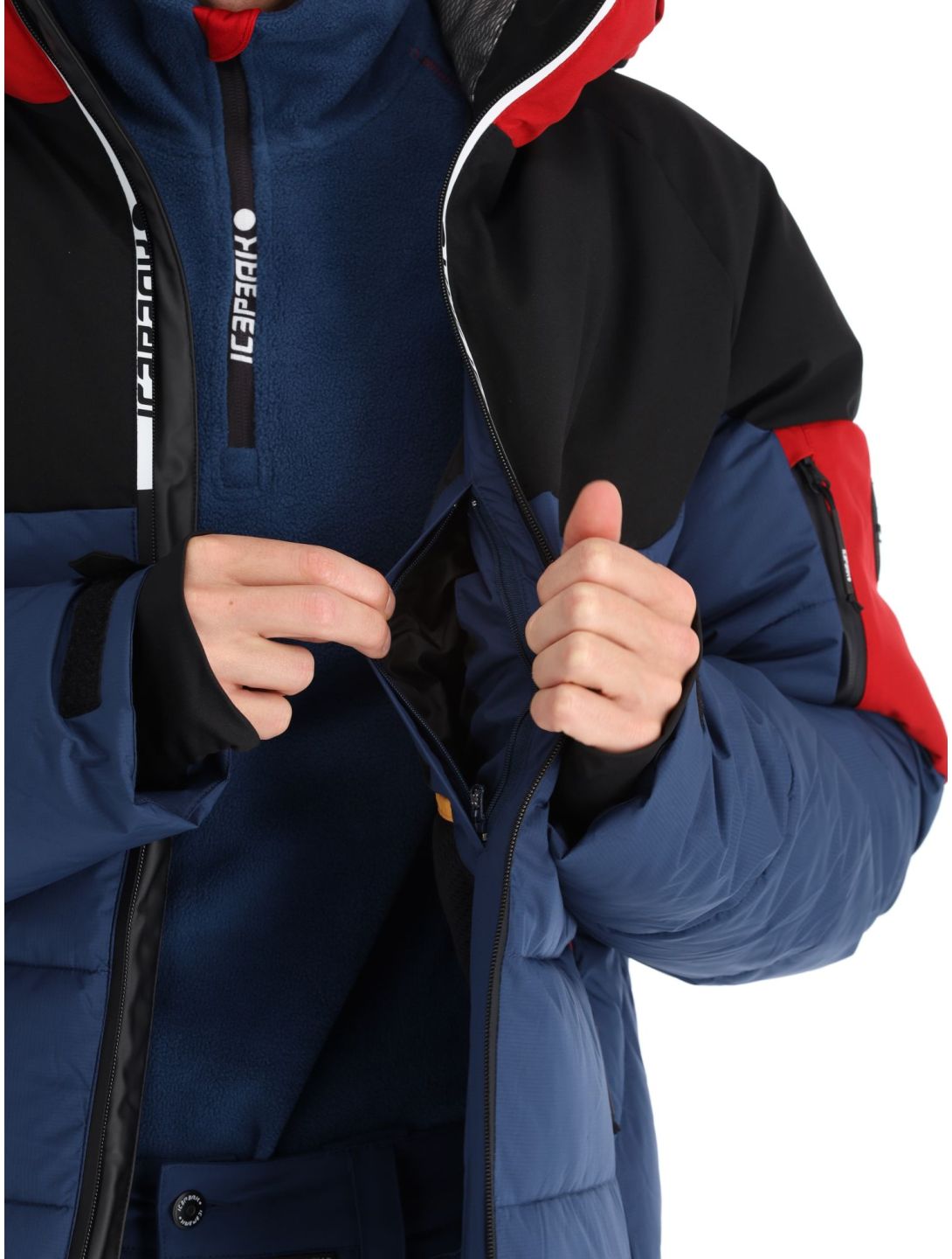 Icepeak, Edgerton ski-jas heren Dark Blue blauw, zwart 