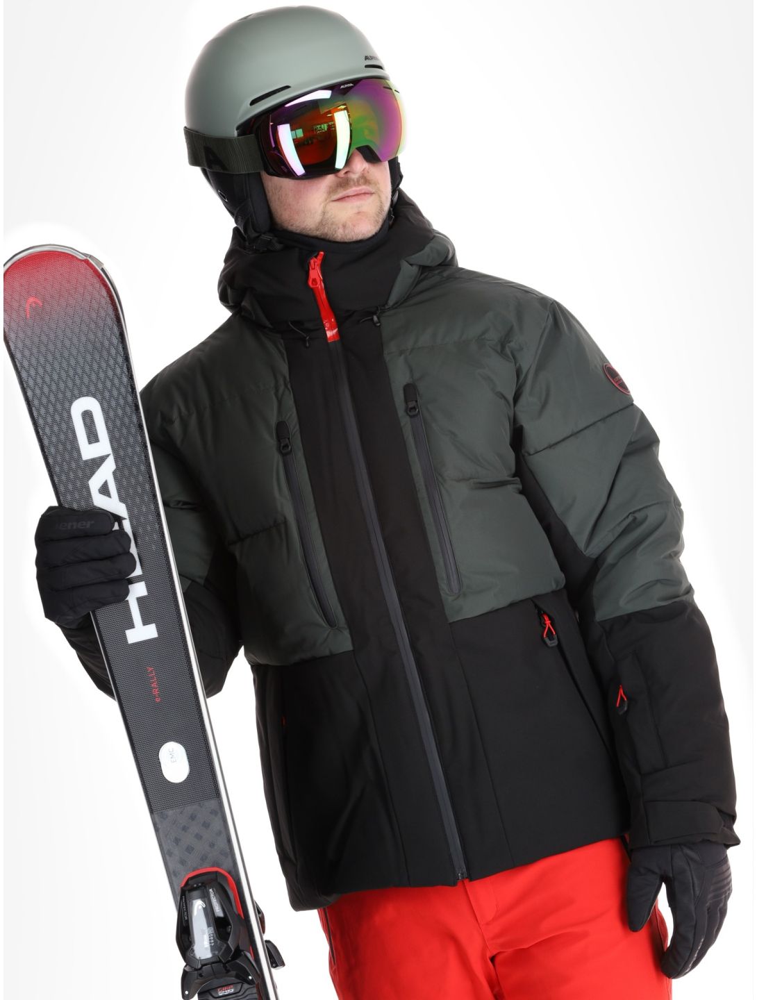 Icepeak, Edgerton ski-jas heren Dark Olive groen 