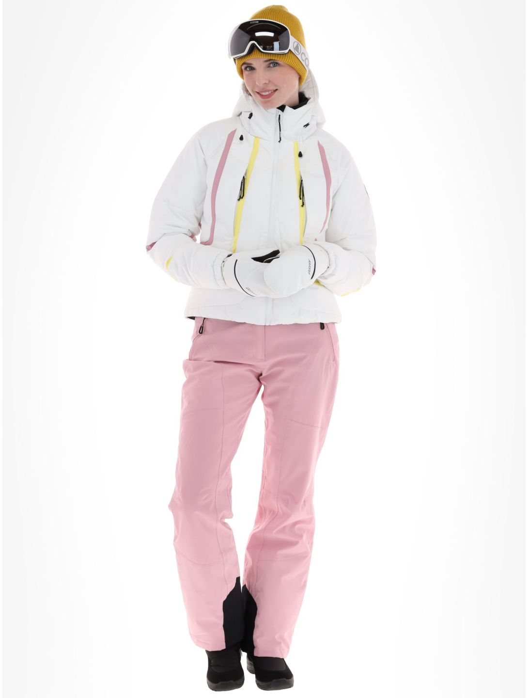 Icepeak, Egypt ski-jas dames Optic White wit 