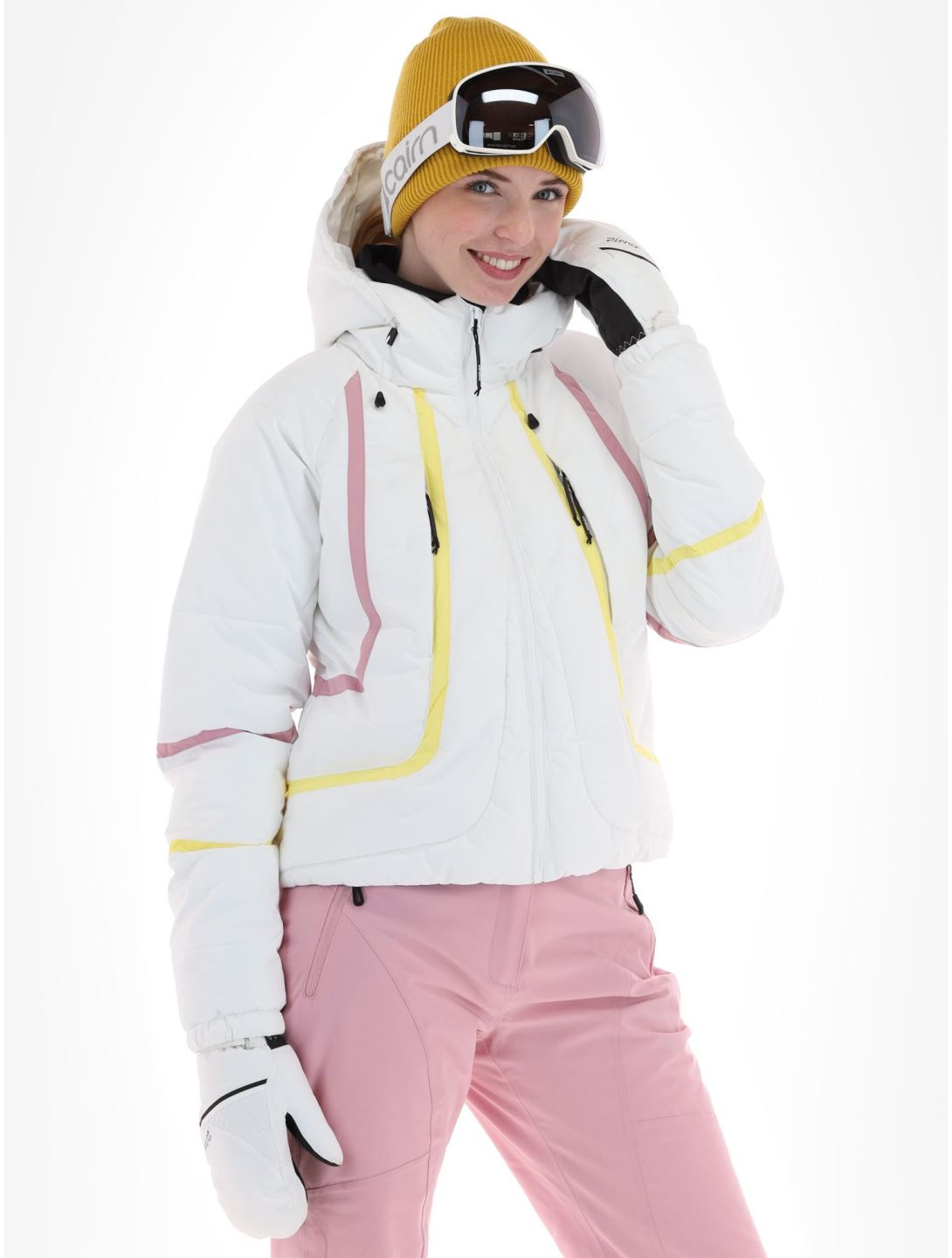 Icepeak, Egypt ski-jas dames Optic White wit 