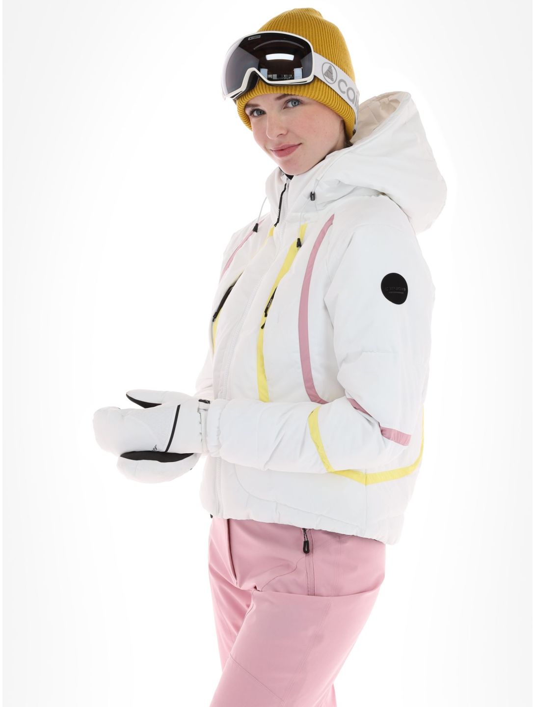 Icepeak, Egypt ski-jas dames Optic White wit 