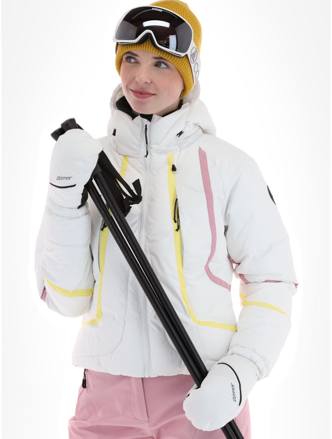 Icepeak, Egypt ski-jas dames Optic White wit 