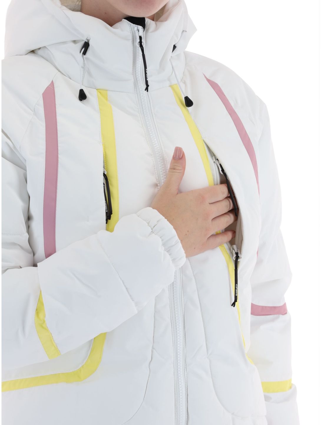 Icepeak, Egypt ski-jas dames Optic White wit 