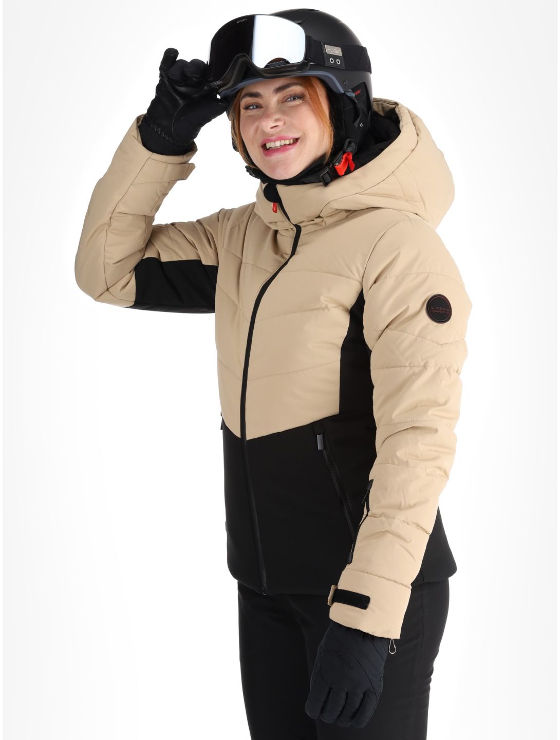 Icepeak, Electra ski-jas dames Beige beige 