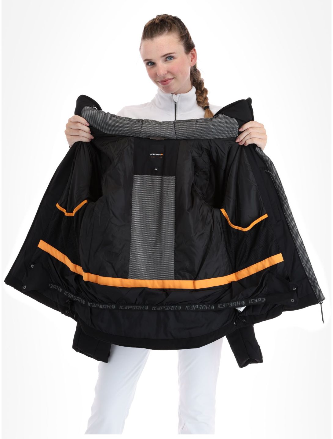 Icepeak, Electra ski-jas dames Black zwart 