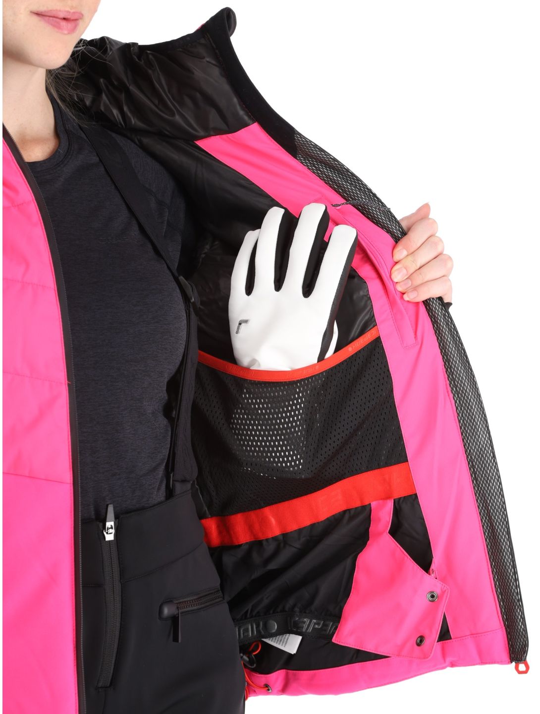 Icepeak, Electra ski-jas dames Raspberry rood 