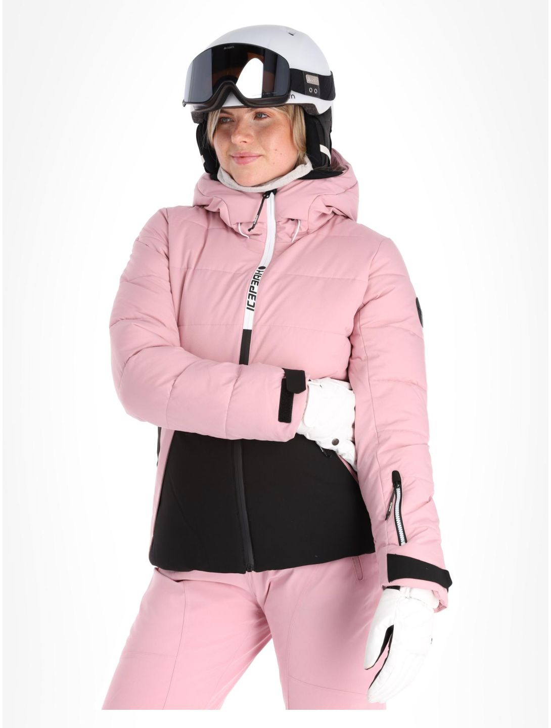 Icepeak, Electra ski-jas dames Lavender roze, zwart 