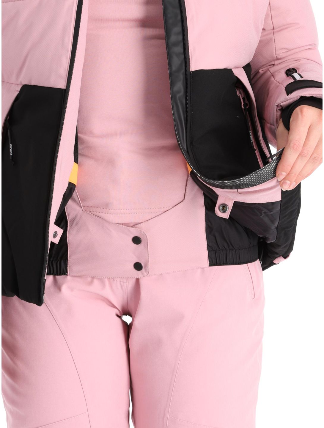 Icepeak, Electra ski-jas dames Lavender roze, zwart 