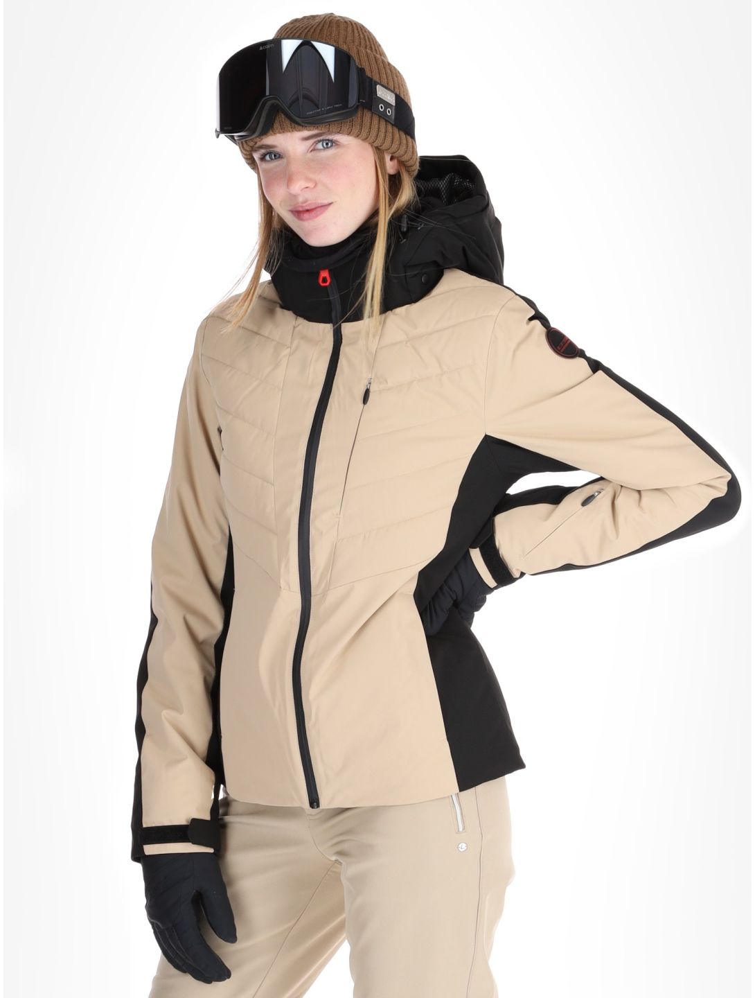 Icepeak, Eleele ski-jas dames Beige beige 