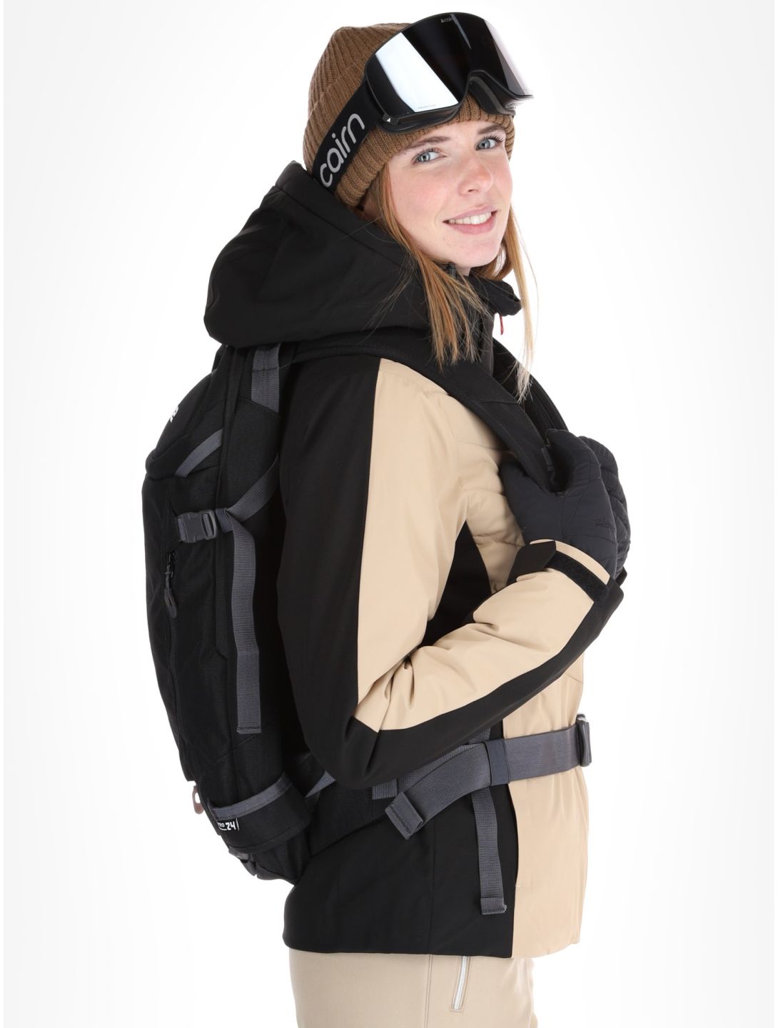 Icepeak, Eleele ski-jas dames Beige beige 