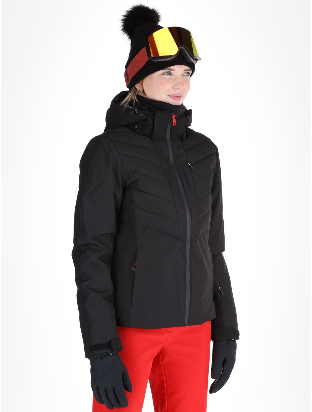 Icepeak, Eleele ski-jas dames Black zwart 