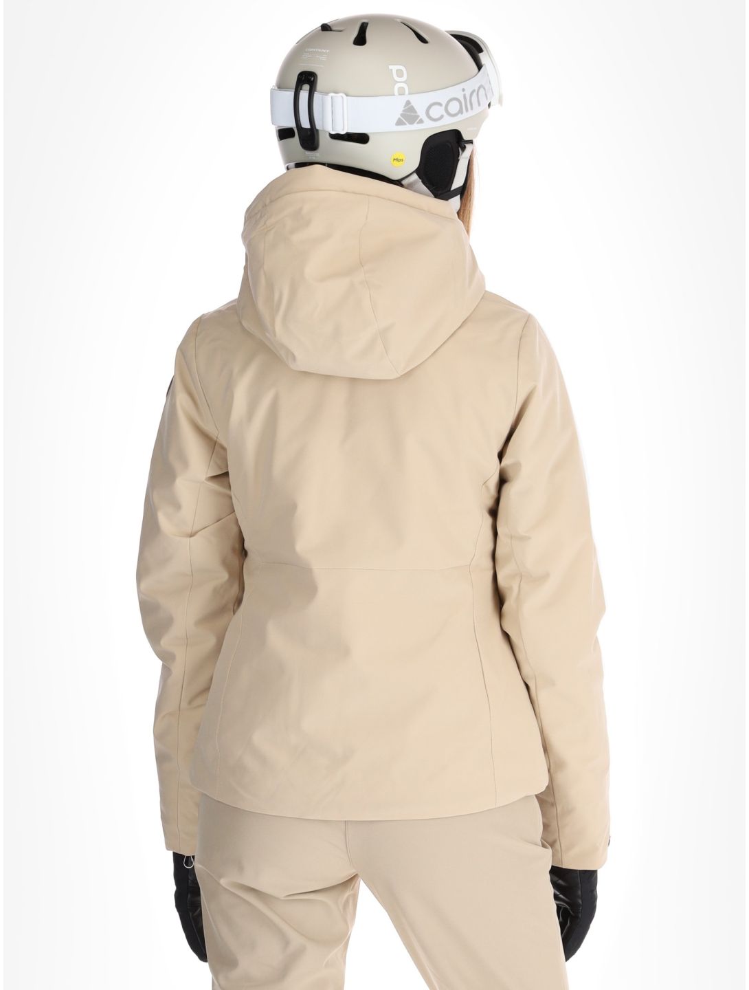 Icepeak, Eleele ski-jas dames Optic White wit 