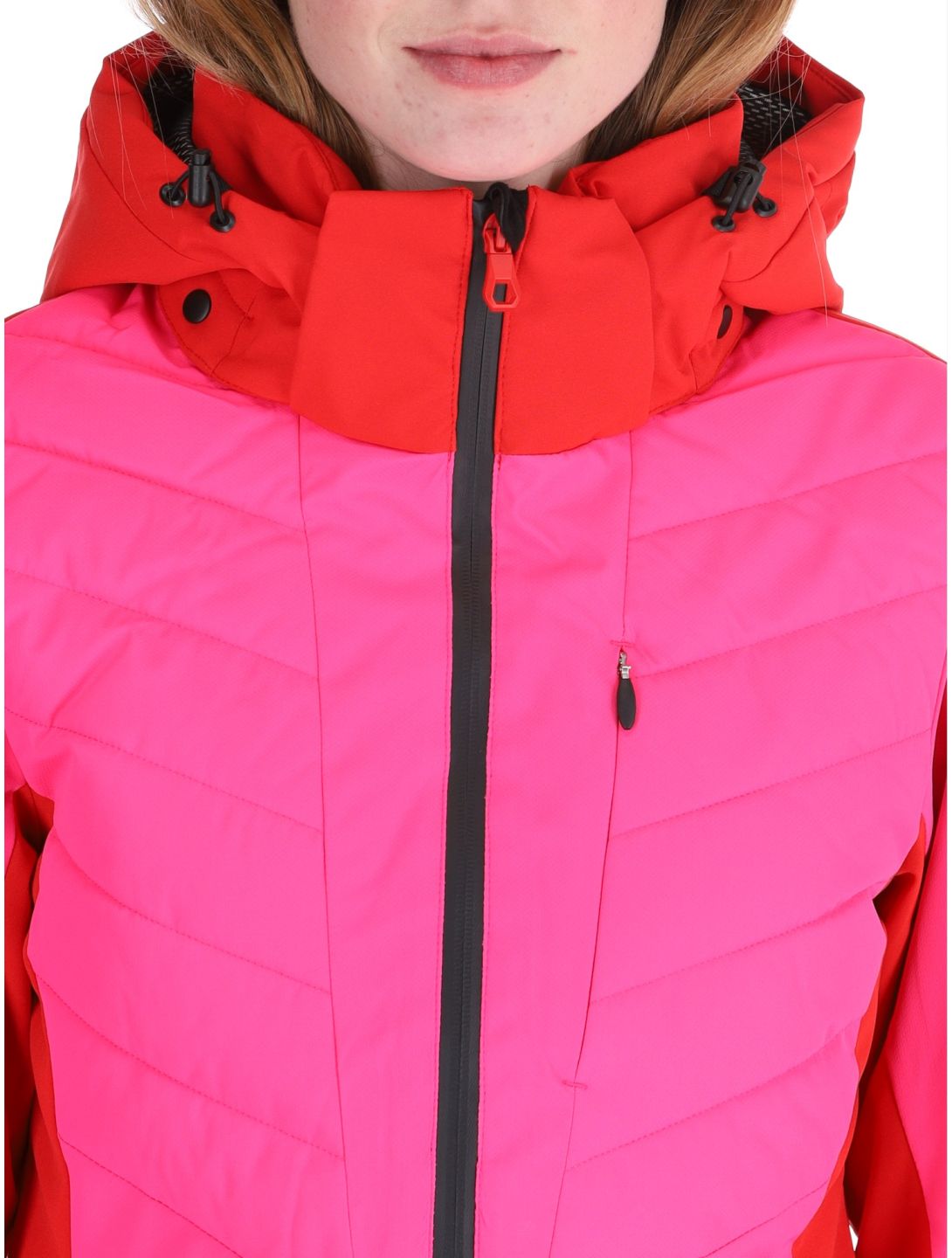 Icepeak, Eleele ski-jas dames Raspberry rood 