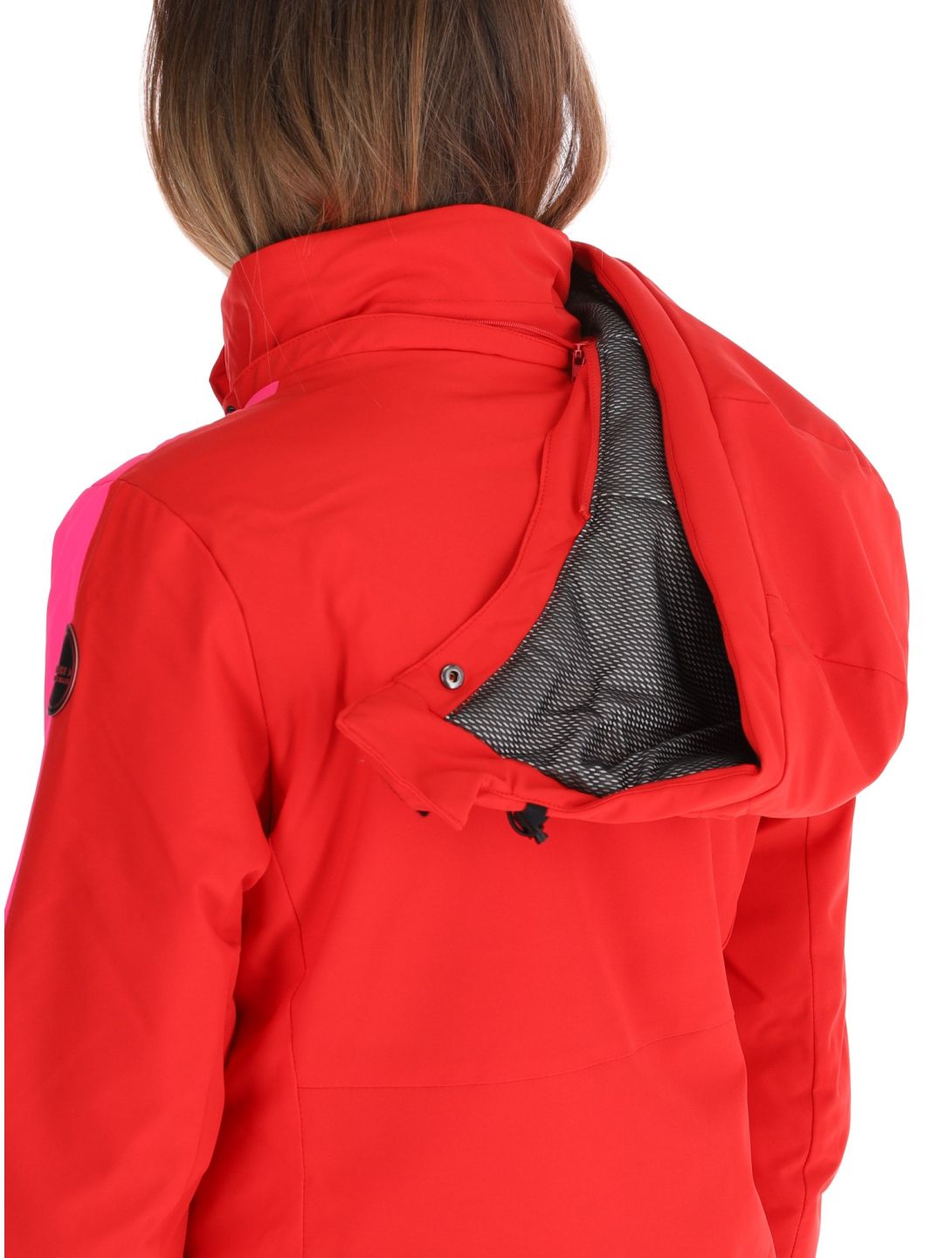 Icepeak, Eleele ski-jas dames Raspberry rood 